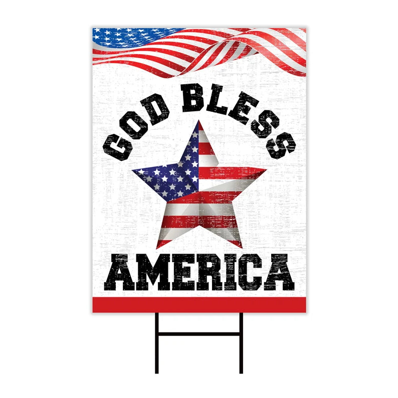 4th of July Yard Sign