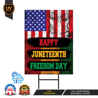 Juneteenth Day Yard Sign