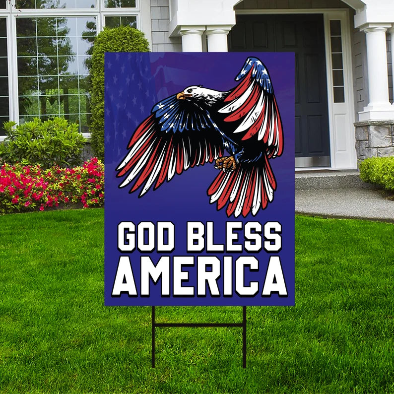 4th of July Yard Sign