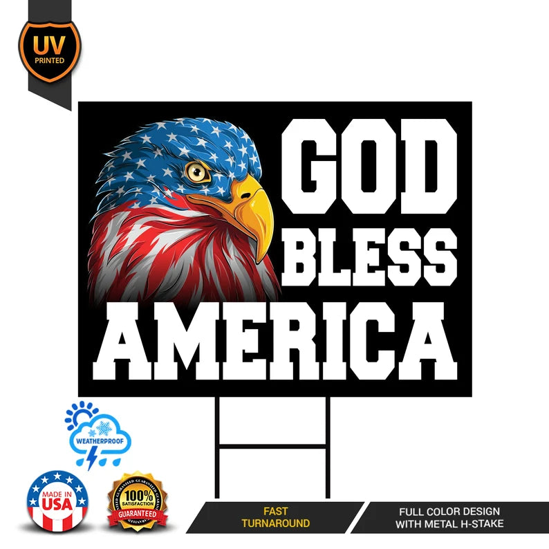 4th of July Yard Sign