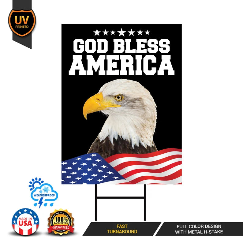 4th of July Yard Sign