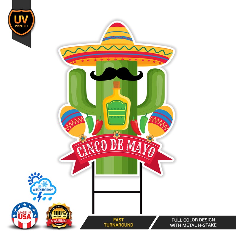 Cinco De Mayo Yard Sign
