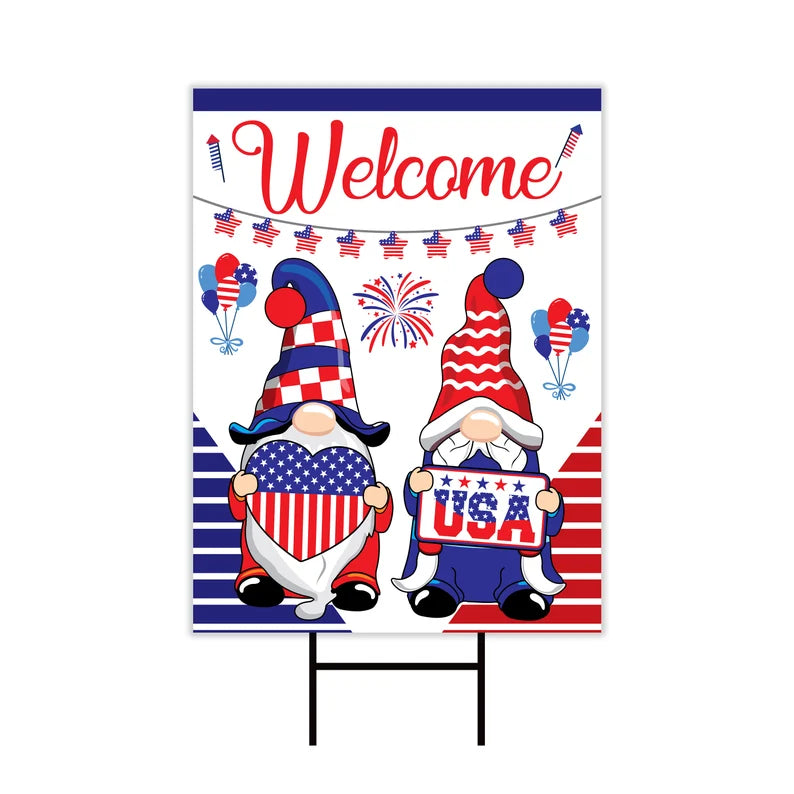 4th of July Yard Sign