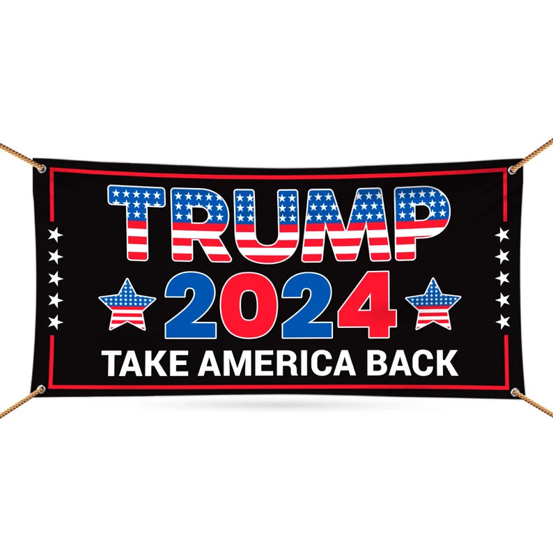 Trump 2024 Banner Sign