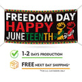 Juneteenth Banner Sign