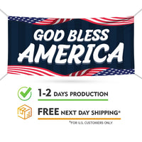 4th of July Banner Sign