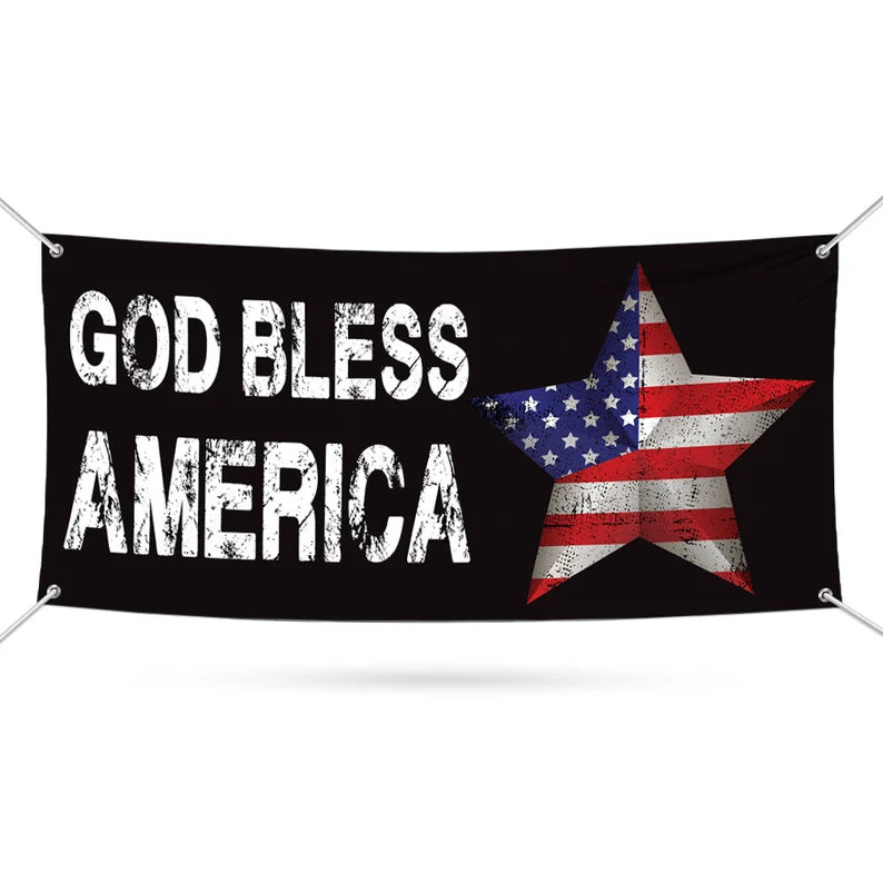 4th of July Banner Sign
