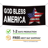 4th of July Banner Sign