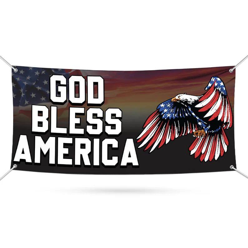 4th of July Banner Sign