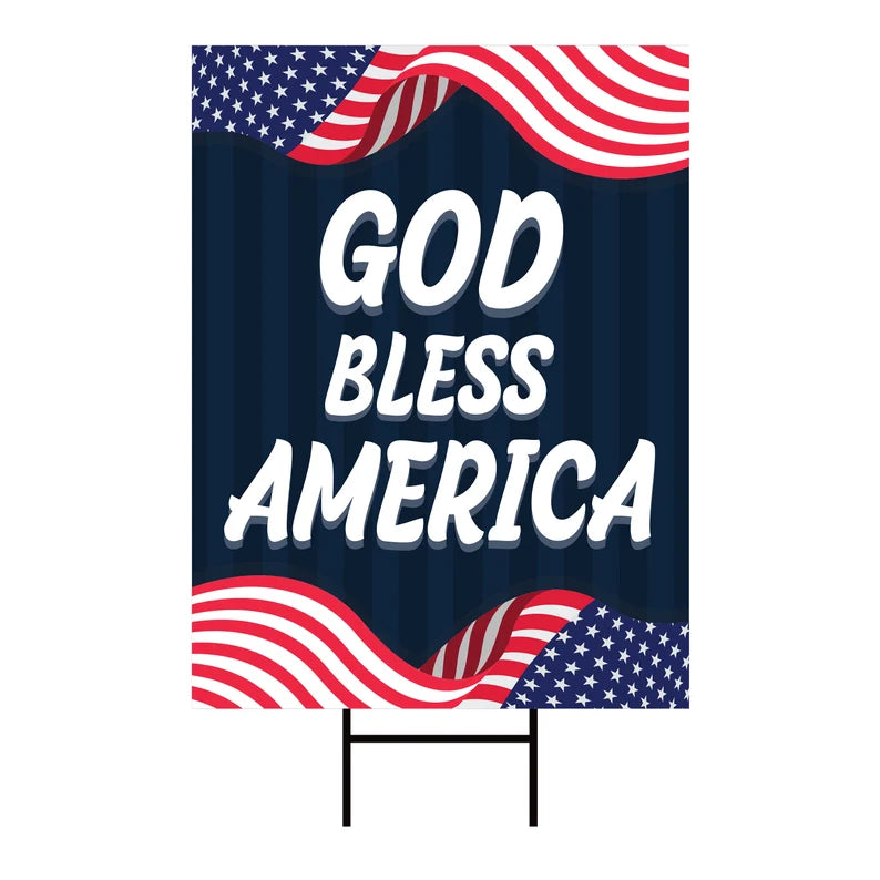 4th of July Yard Sign