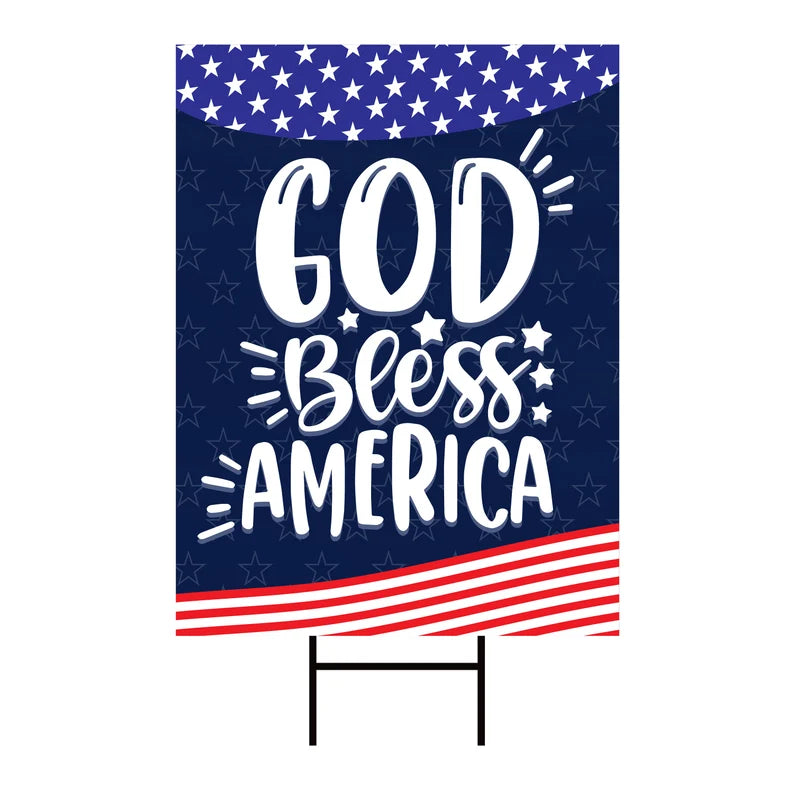 4th of July Yard Sign