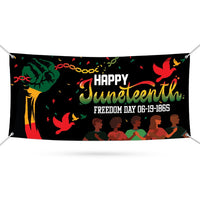Juneteenth Banner Sign