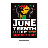 Juneteenth Day Yard Sign