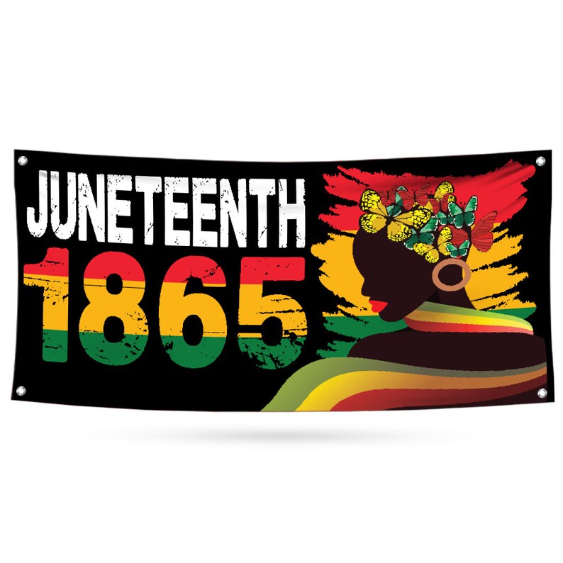 Juneteenth Banner Sign