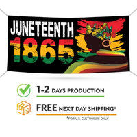 Juneteenth Banner Sign