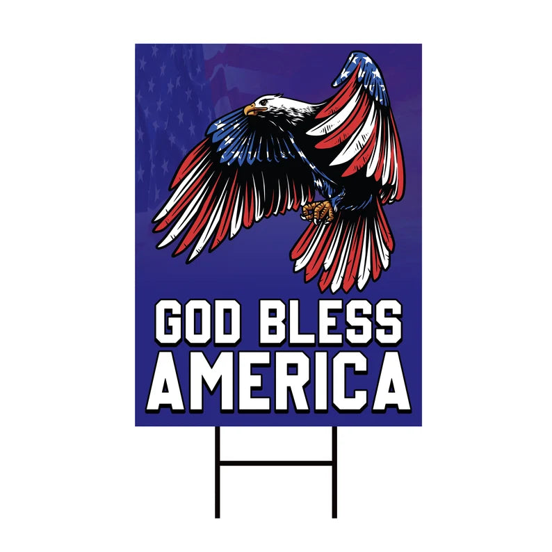 4th of July Yard Sign