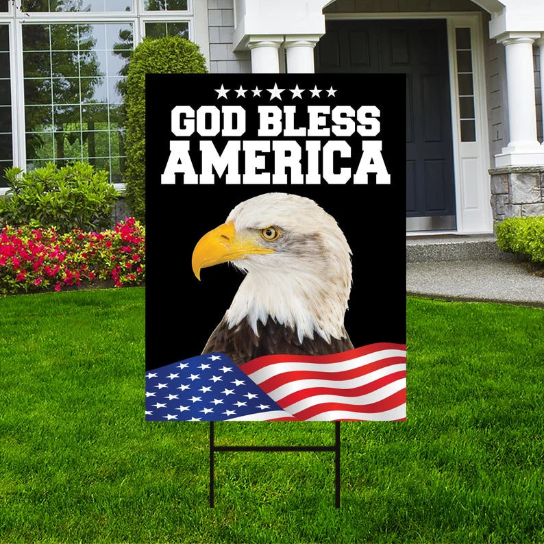 4th of July Yard Sign