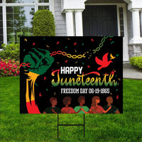 Juneteenth Day Yard Sign