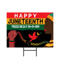 Juneteenth Day Yard Sign