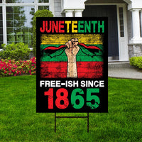 Juneteenth Day Yard Sign