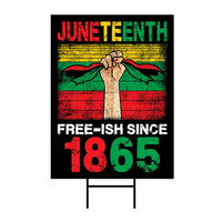 Juneteenth Day Yard Sign