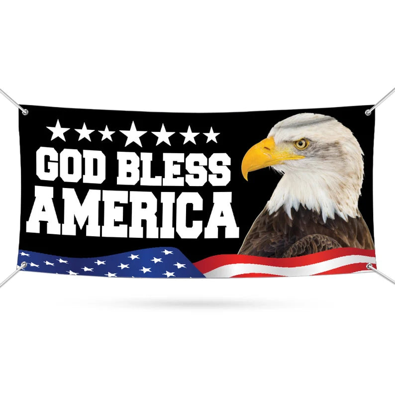 4th of July Banner Sign