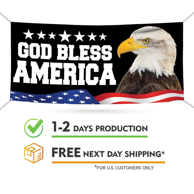 4th of July Banner Sign