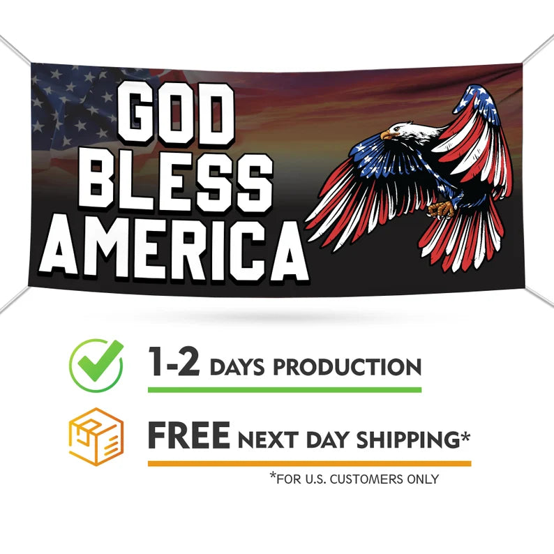 4th of July Banner Sign