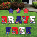 4th of July Yard Sign Cutouts