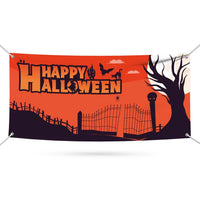 Happy Halloween Banner Sign