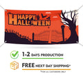 Happy Halloween Banner Sign