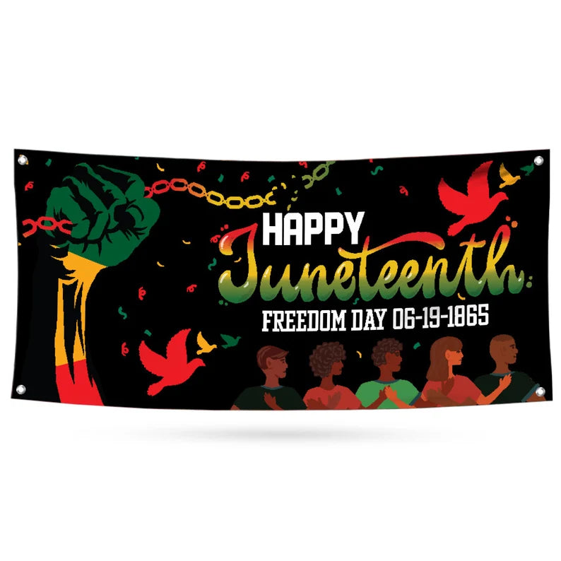 Juneteenth Banner Sign