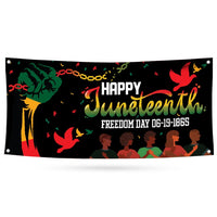 Juneteenth Banner Sign