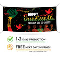 Juneteenth Banner Sign
