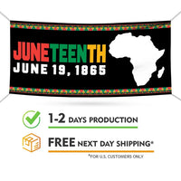 Juneteenth Banner Sign