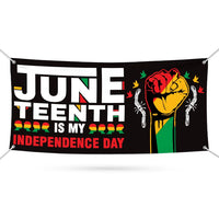 Juneteenth Banner Sign