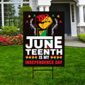 Juneteenth Day Yard Sign