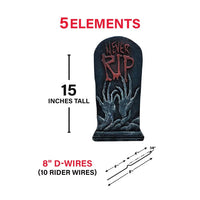 Halloween Tombstones Yard Sign Cutouts