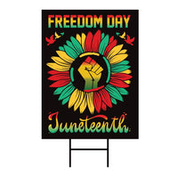 Juneteenth Day Yard Sign