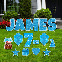 Personalized Birthday Yard Sign Letters 18"