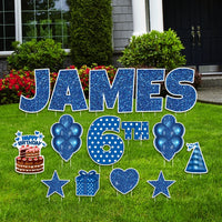 Personalized Birthday Yard Sign Letters 18"