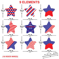 4th of July Yard Sign Cutouts