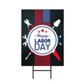 Happy Labor Day Yard Sign