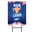 Happy Labor Day Yard Sign