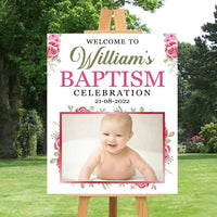 Custom Baptism Foam Board Poster Sign