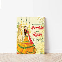 Custom Sangeet Foam Board Poster Sign