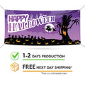 Happy Halloween Banner Sign