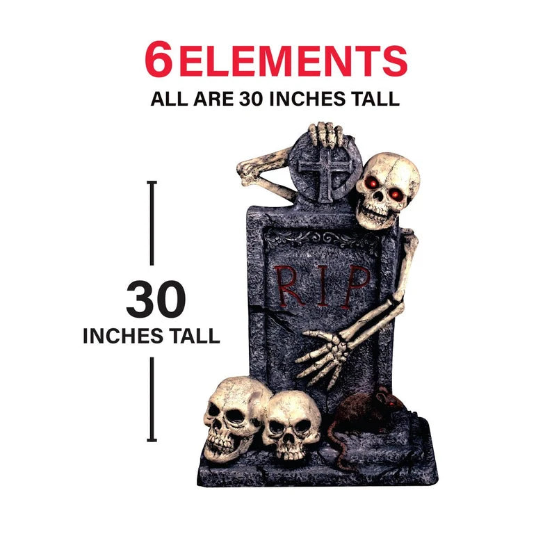 Halloween Tombstones Yard Sign Cutouts