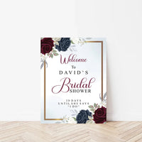 Custom Bridal Shower Foam Board Poster Sign