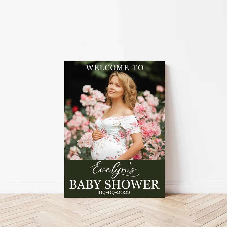 Custom Baby Shower Foam Board Poster Sign